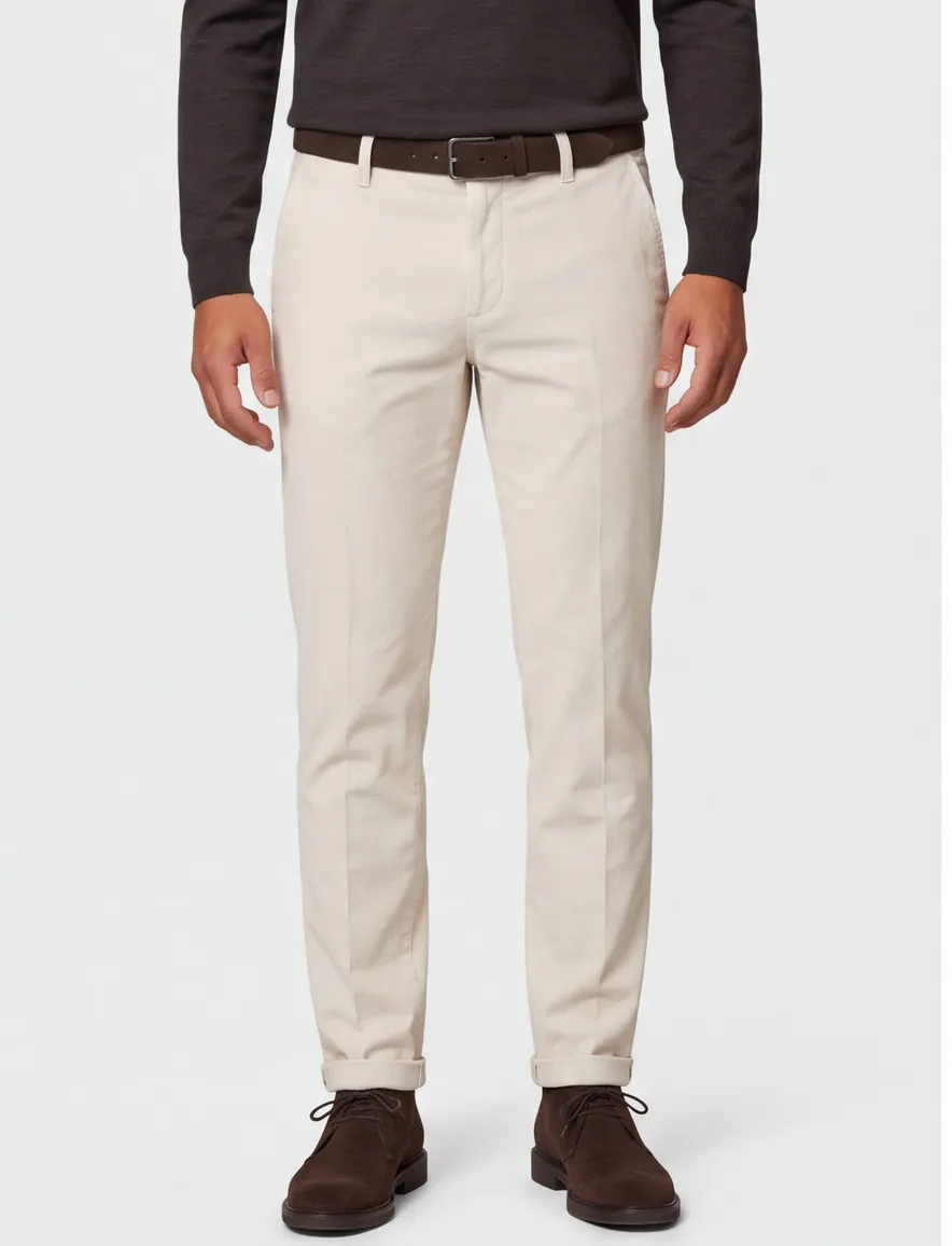 Mason's Torino chino beige flatfront