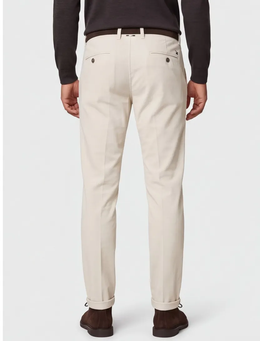 Mason's Torino chino beige flatfront