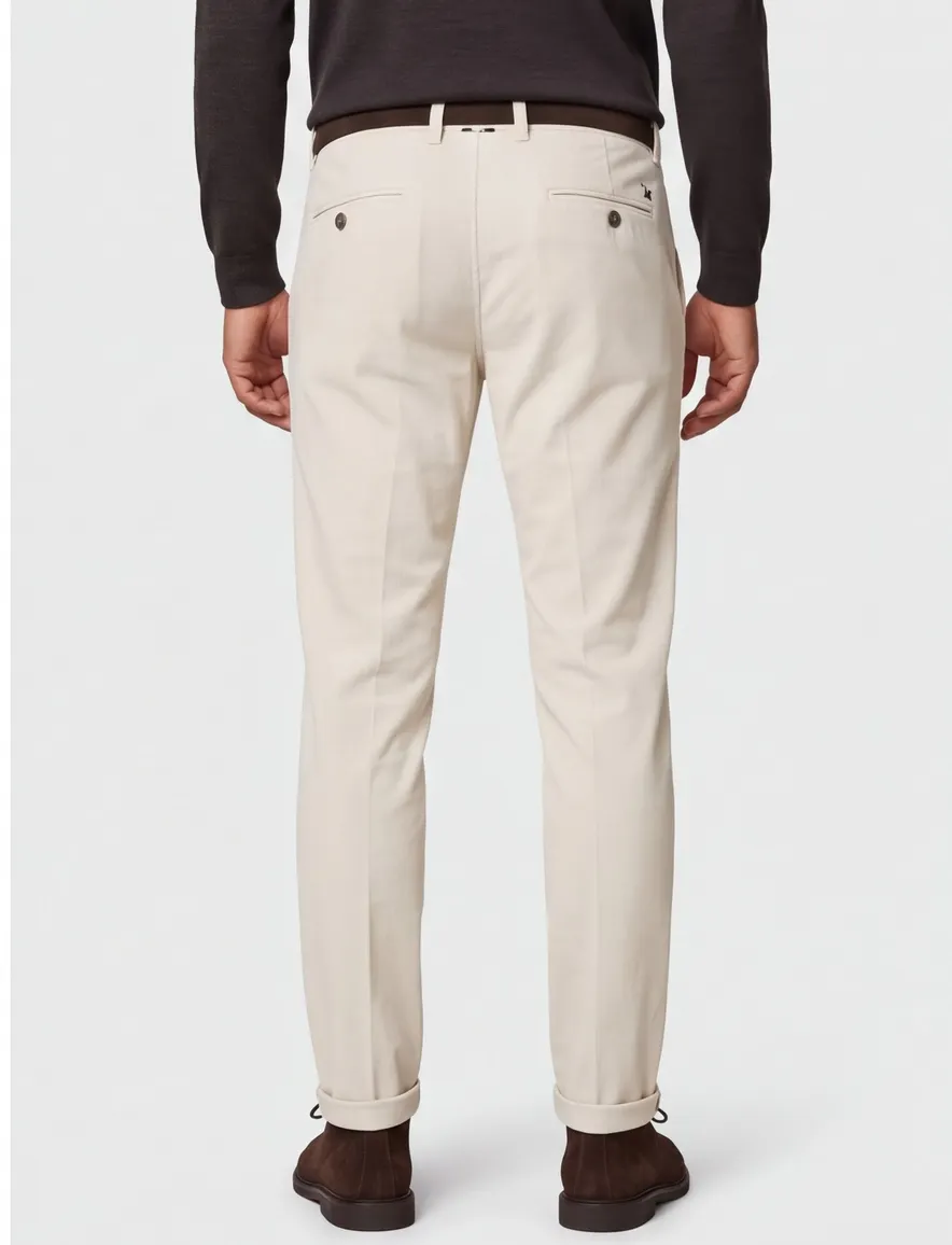 Mason's Torino chino beige flatfront