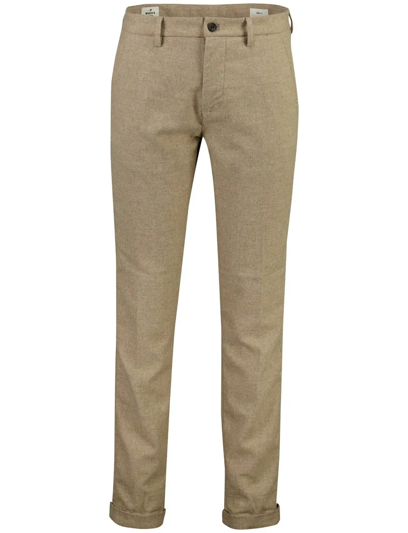 Broeken Mason's beige wol