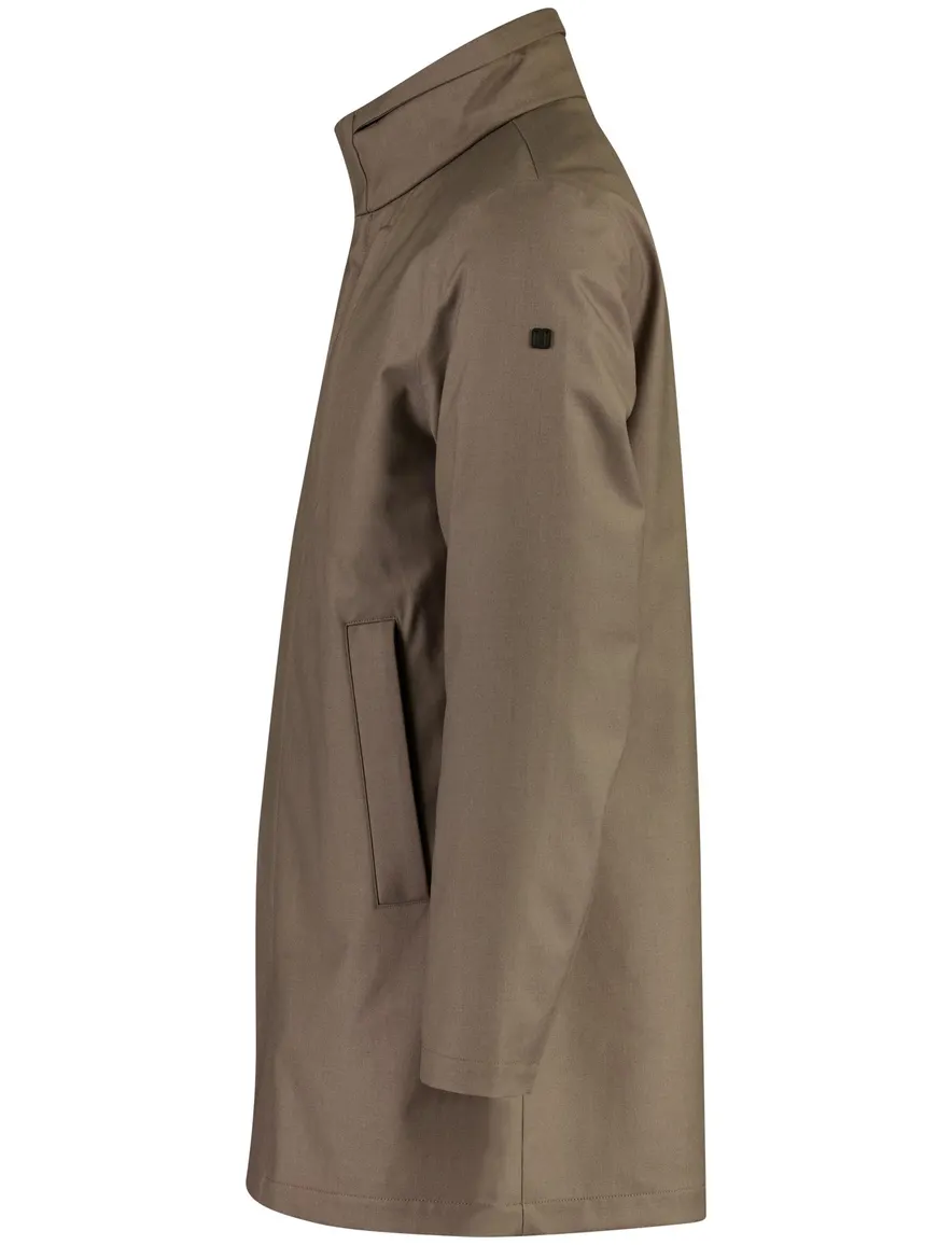 Duno parka bruin met uitritsbare binnenjas