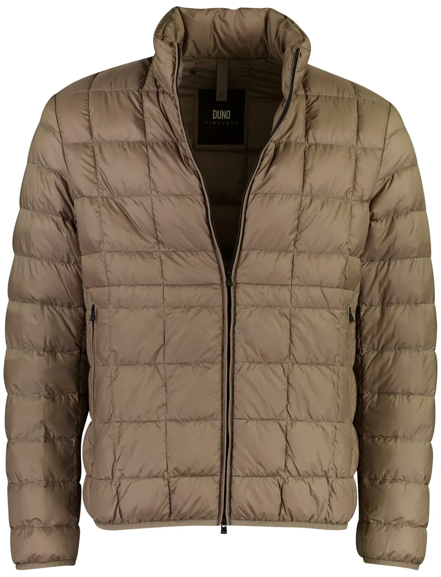 Duno parka bruin met uitritsbare binnenjas
