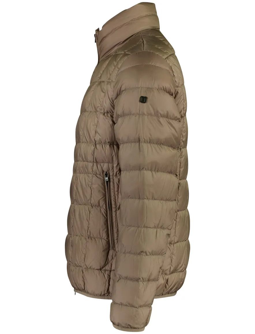 Duno parka bruin met uitritsbare binnenjas
