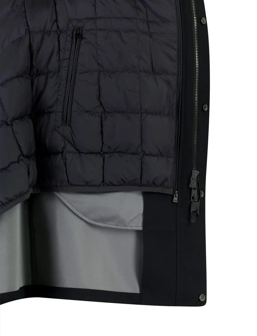 Parka Duno navy 90% eenden dons vulling waterdicht