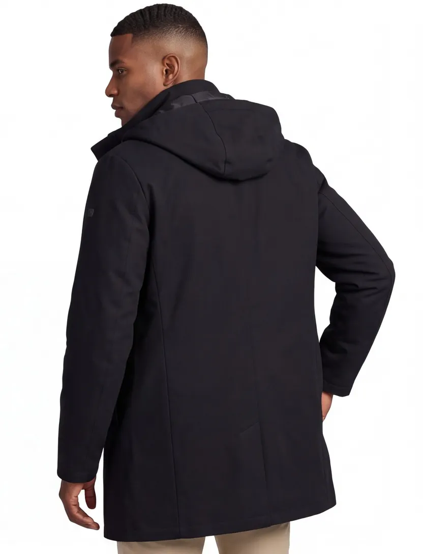 Parka Duno navy 90% eenden dons vulling waterdicht