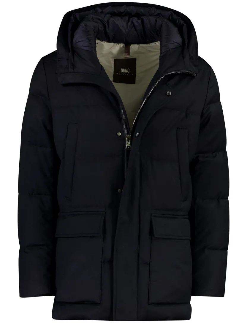Pufferjassen Duno donkerblauw warm