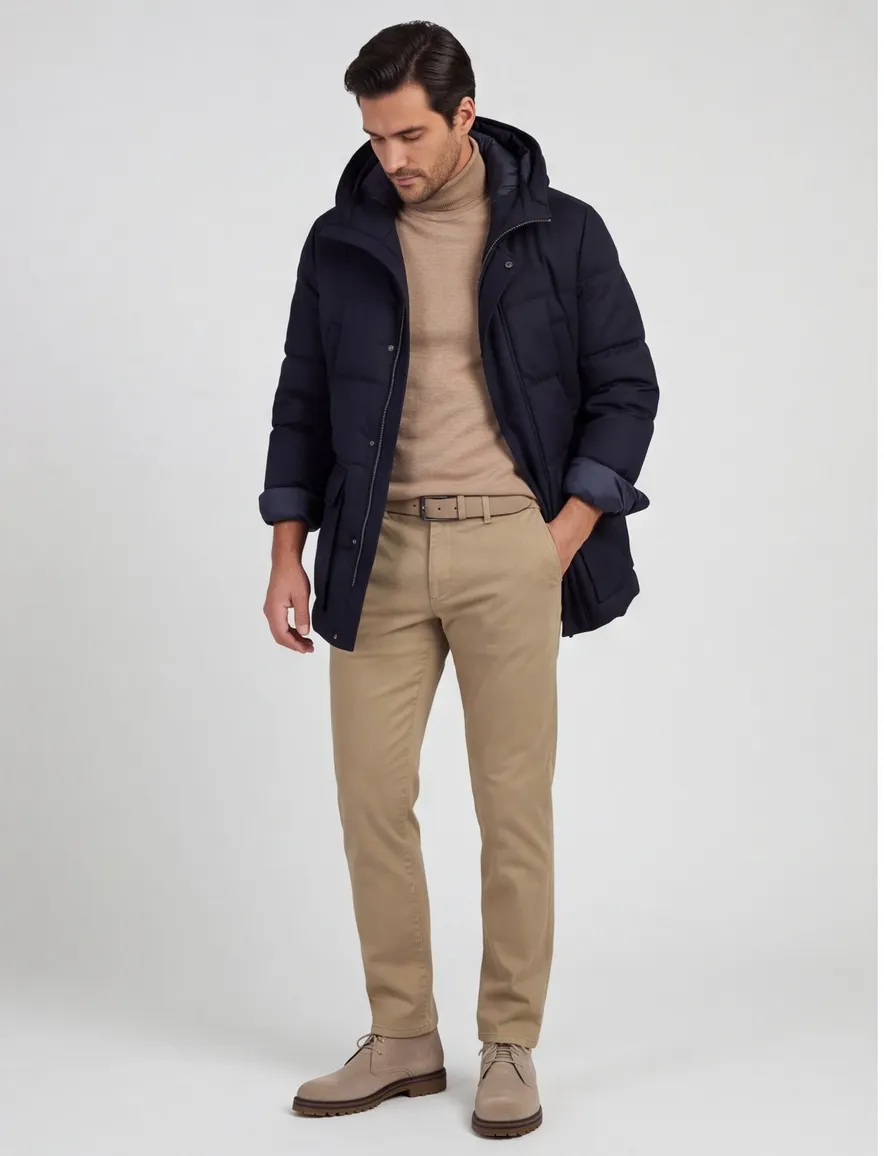 Jas Duno donkerblauw blauw