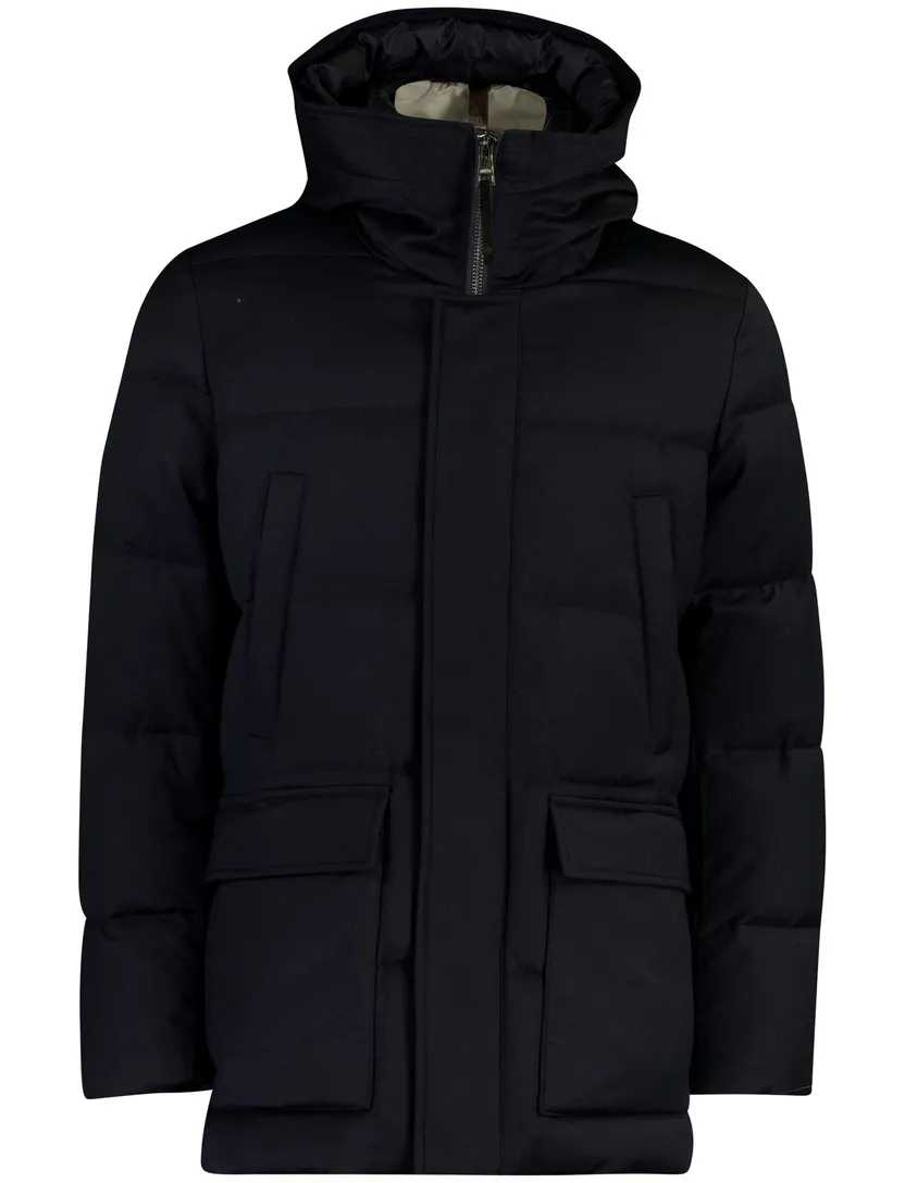 Pufferjassen Duno donkerblauw warm