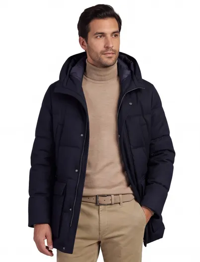 Duno Pufferjassen Duno donkerblauw warm
