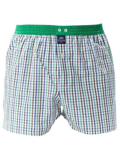 Mc Alson Mc Alson ondergoed boxershort groen geruit