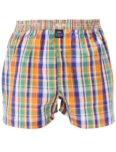 Mc Alson Mc Alson boxershort multicolor oranje geruit