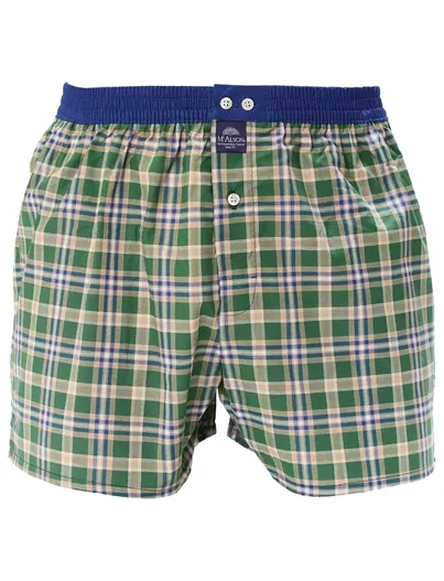 Mc Alson Mc Alson boxershort groen geruit