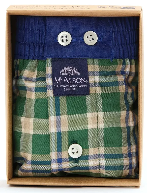 Ondergoed Mc Alson groen boxershort