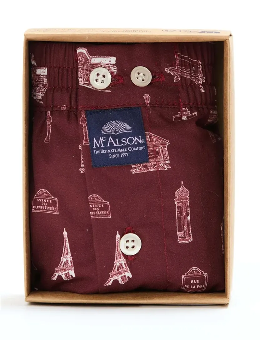 Ondergoed Mc Alson bordeaux