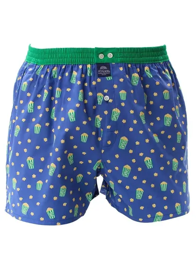 Mc Alson Mc Alson ondergoed donkerblauw popcorn print