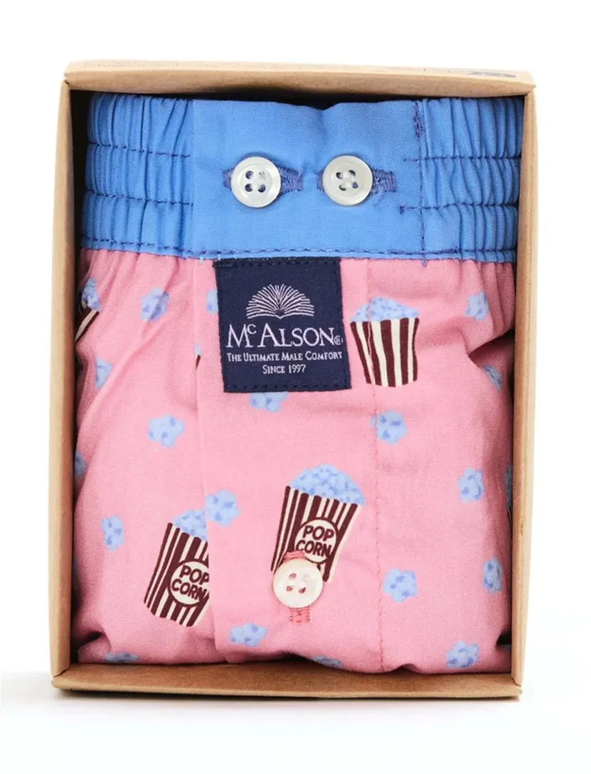 Ondergoed Mc Alson roze popcorn print