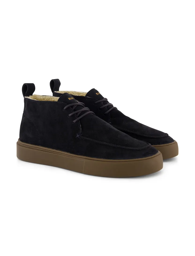 Schoenen Blackstone donkerblauw leer