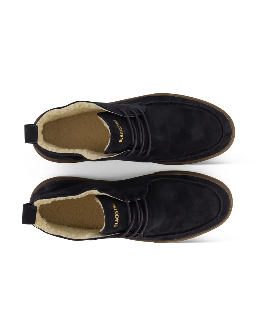 Schoenen Blackstone donkerblauw leer