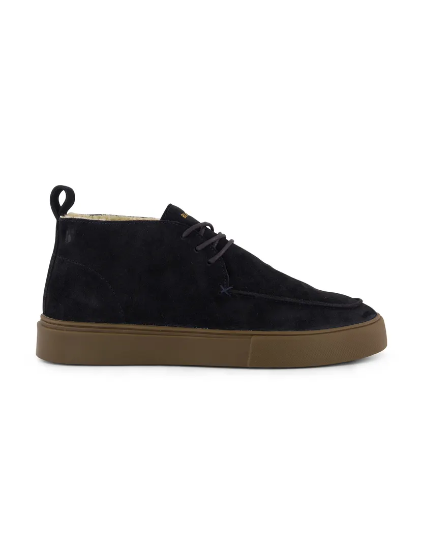 Schoenen Blackstone donkerblauw leer