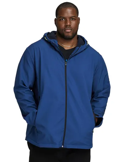 Jack & Jones Plus Size jas Jack & Jones donkerblauw waterafstotend