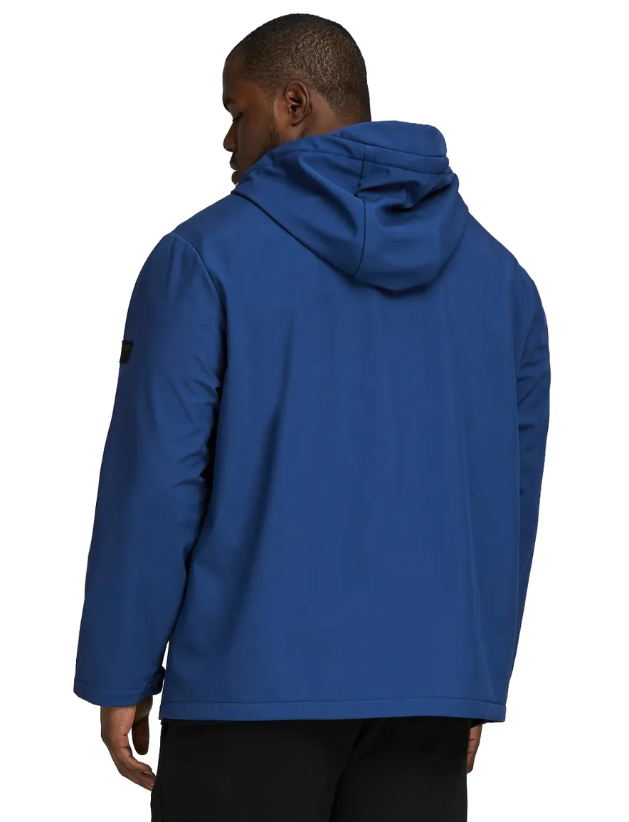 Jack & Jones jas Plus Size navy waterafstotend