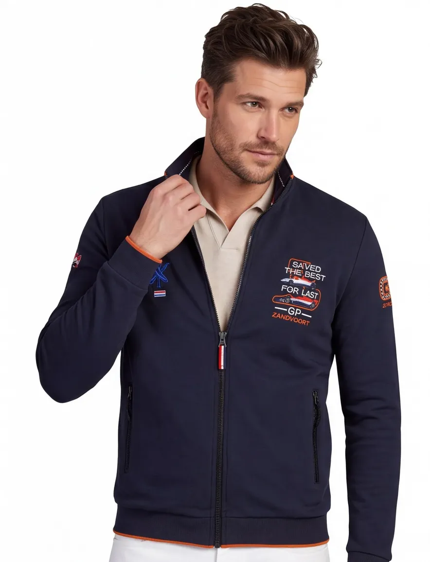 Racing Collection GP vest Portofino 2026 donkerblauw geprint