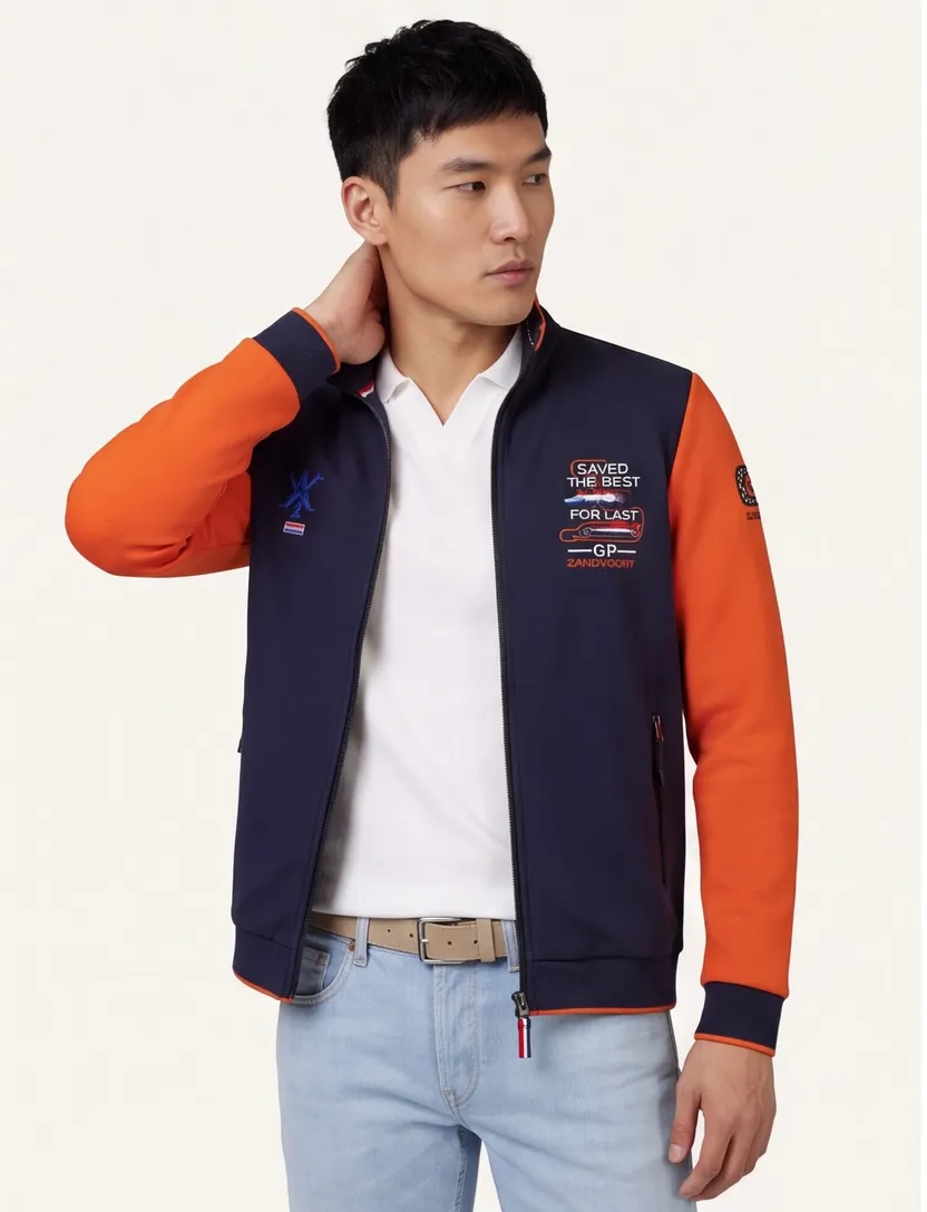 Vest Portofino Racing Collection 2026 donkerblauw geprint