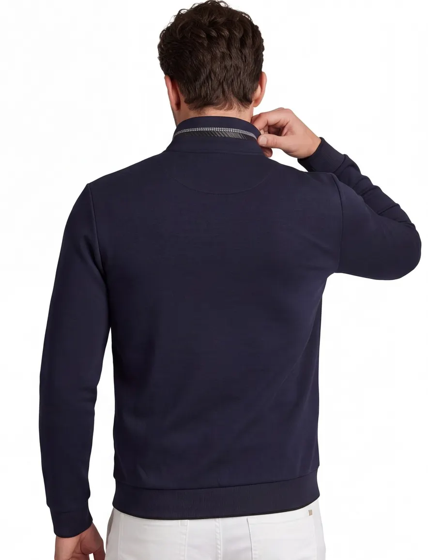 Portofino vest normale fit donkerblauw