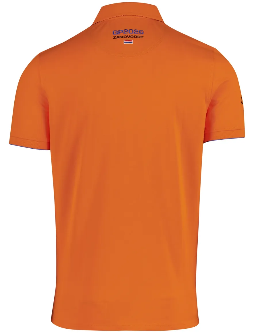 Portofino Racing Collection poloshirt 2026 oranje geprint