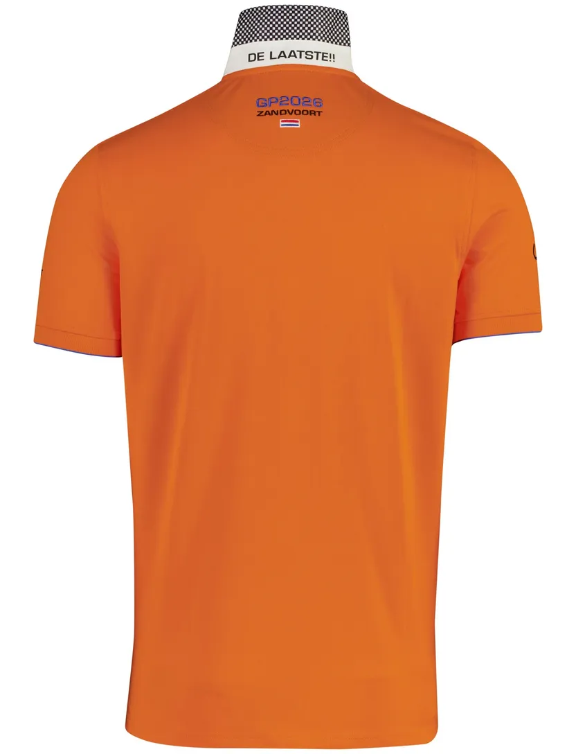 Poloshirt Portofino Racing Collection 2026 oranje geprint