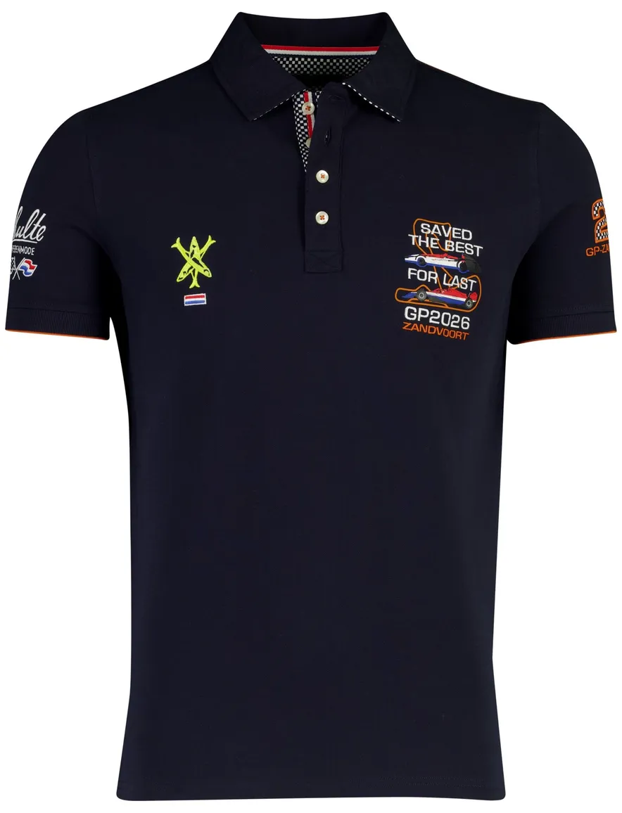 Portofino Racing Collection 2026 poloshirt donkerblauw