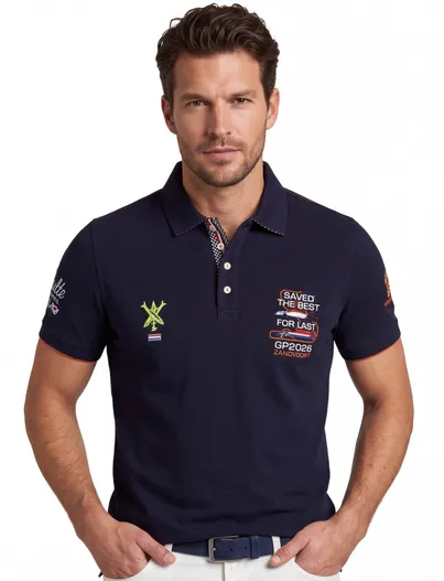 Portofino Portofino Racing Collection GP 2026 poloshirt donkerblauw