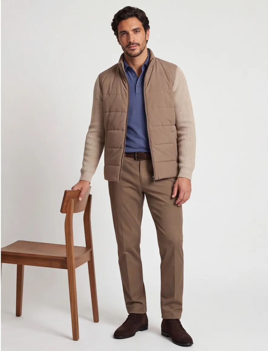 Baileys outdoor vest bruin gevoerd