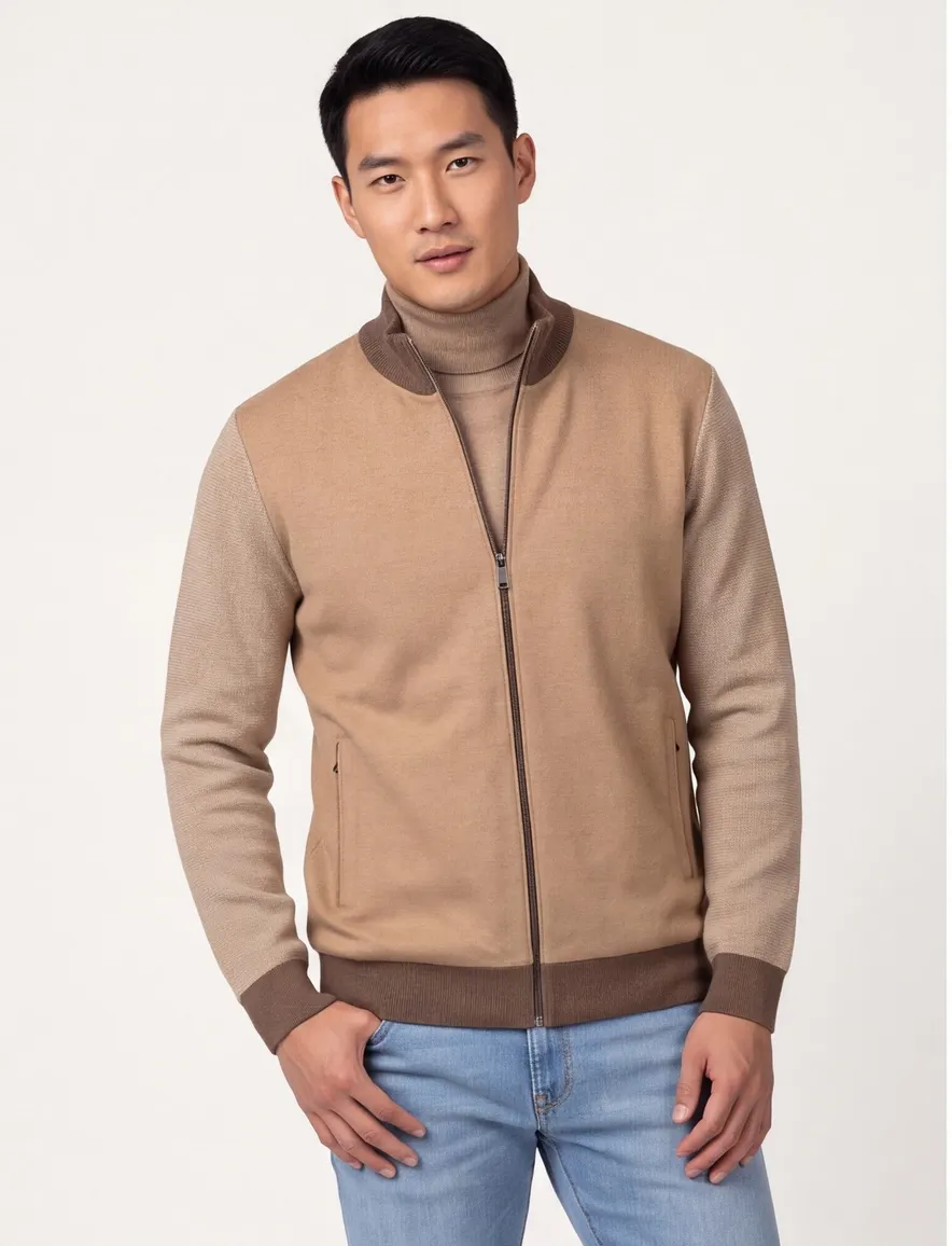 Baileys vest beige effen