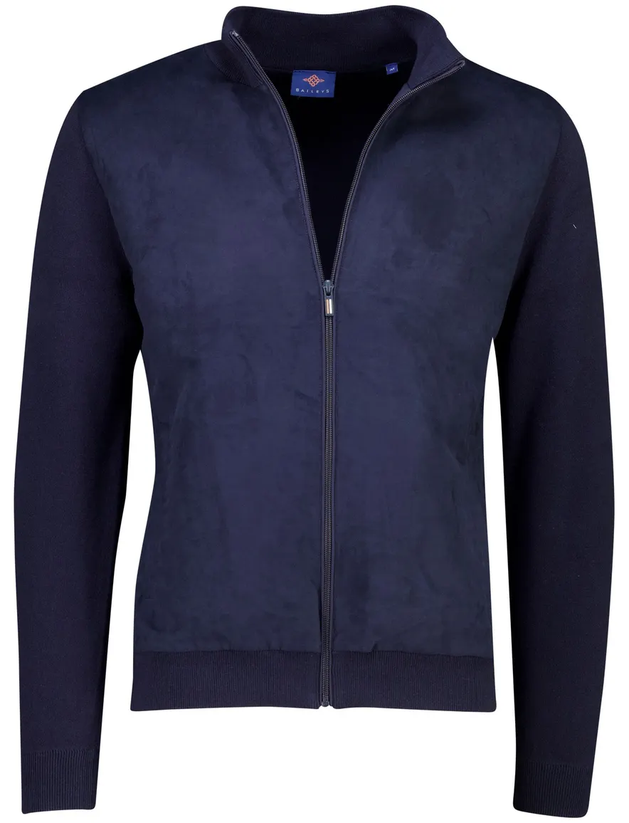 Baileys vest donkerblauw polyester