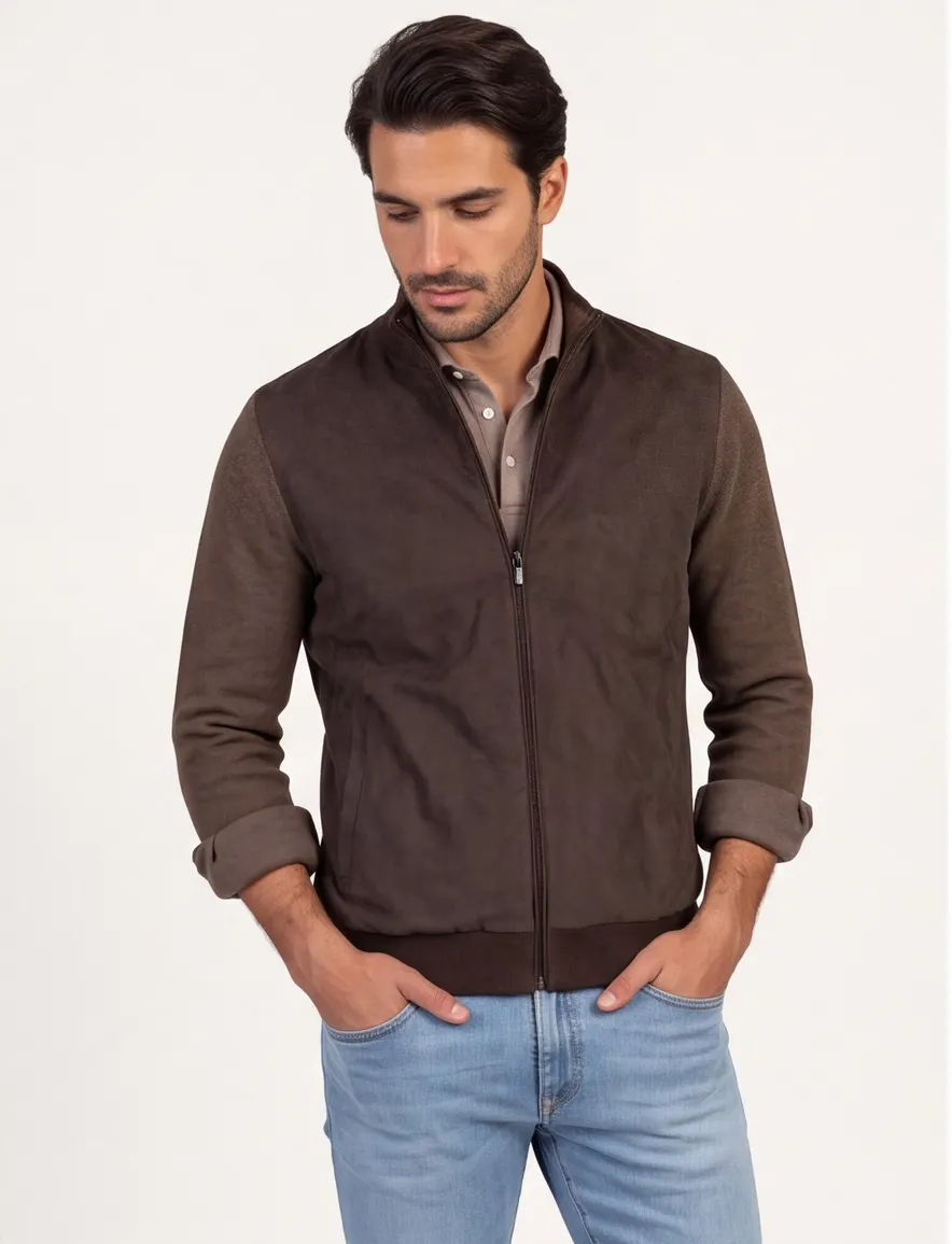 Baileys gemeleerd bruin vest