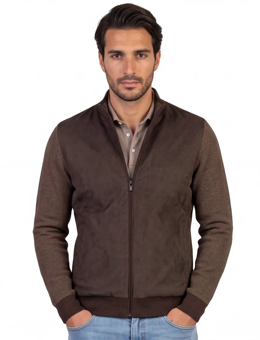 Baileys gemeleerd bruin vest