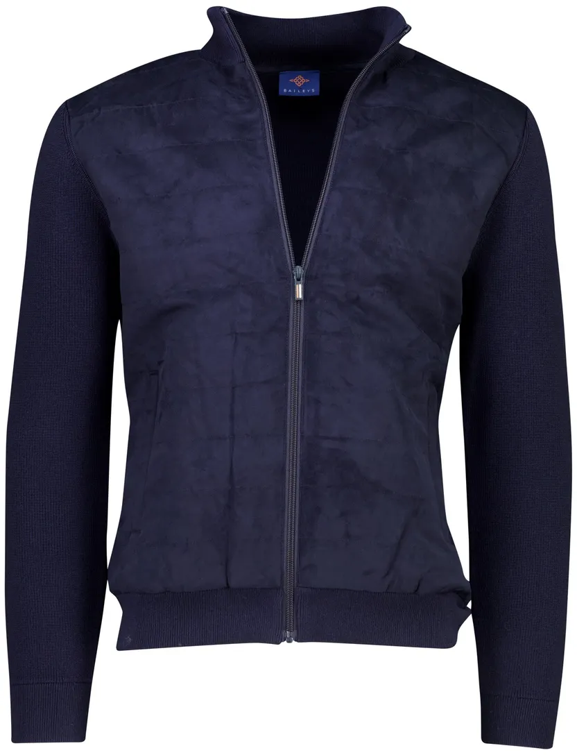 Vesten Baileys donkerblauw wijde fit