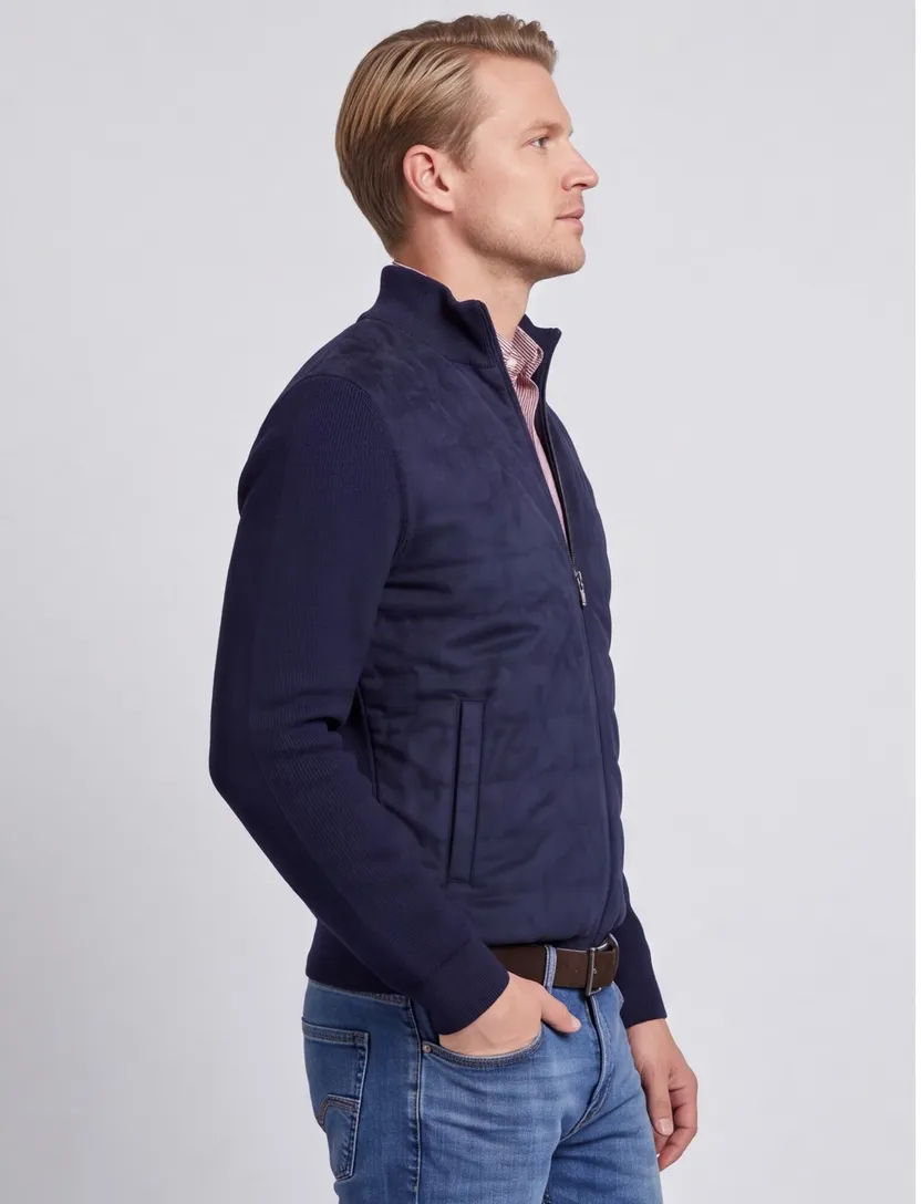 Vesten Baileys donkerblauw wijde fit