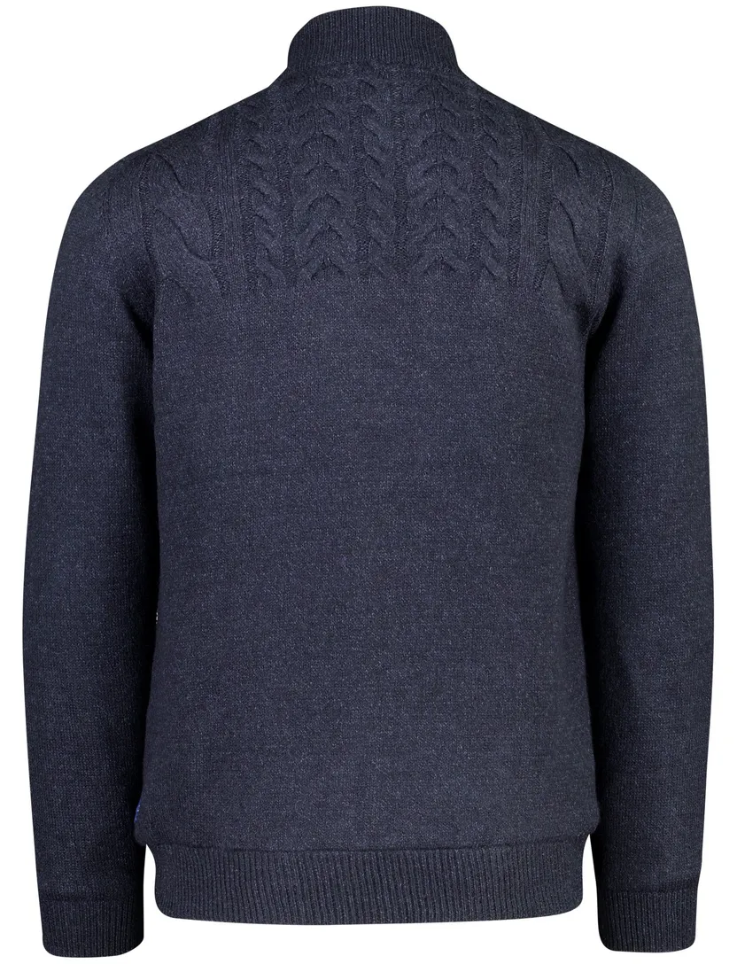 Vest Baileys donkerblauw gebreid