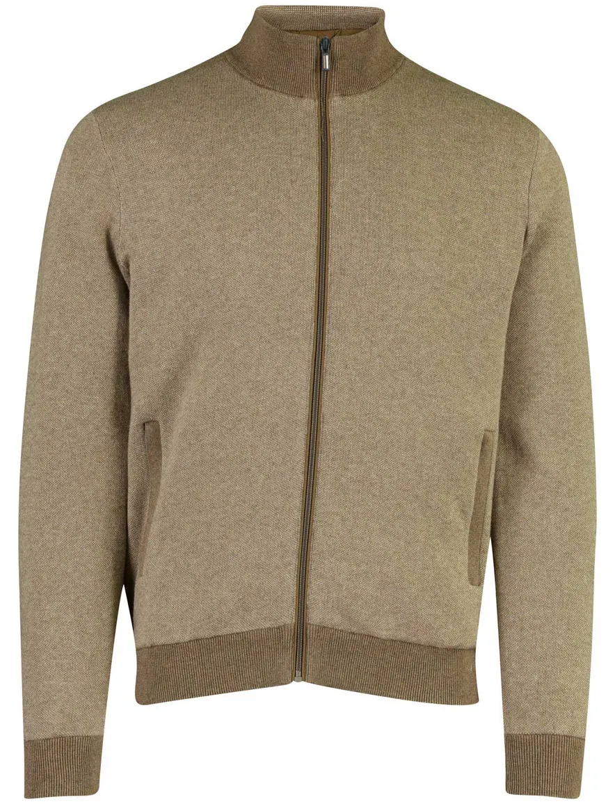 Baileys outdoor vest camel gemeleerd gevoerd warm