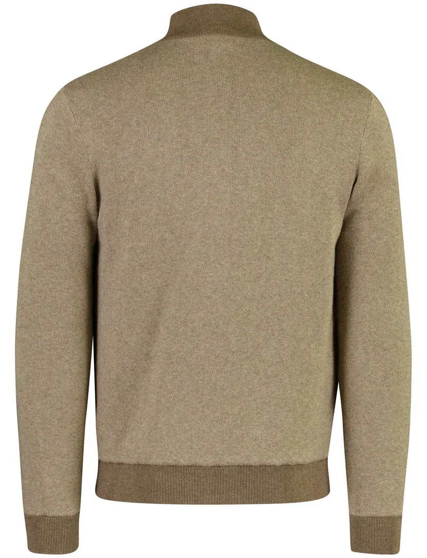 Vest Baileys camel katoen