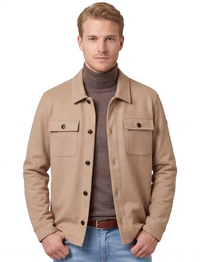 Baileys Overshirt Baileys creme normale fit