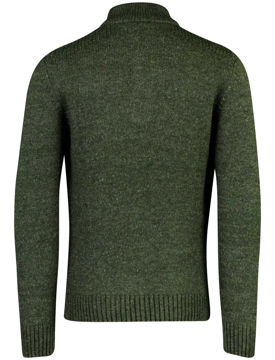 Baileys groen half zip trui