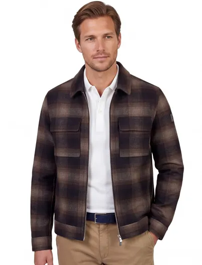 Giordano Overshirt Giordano bruin