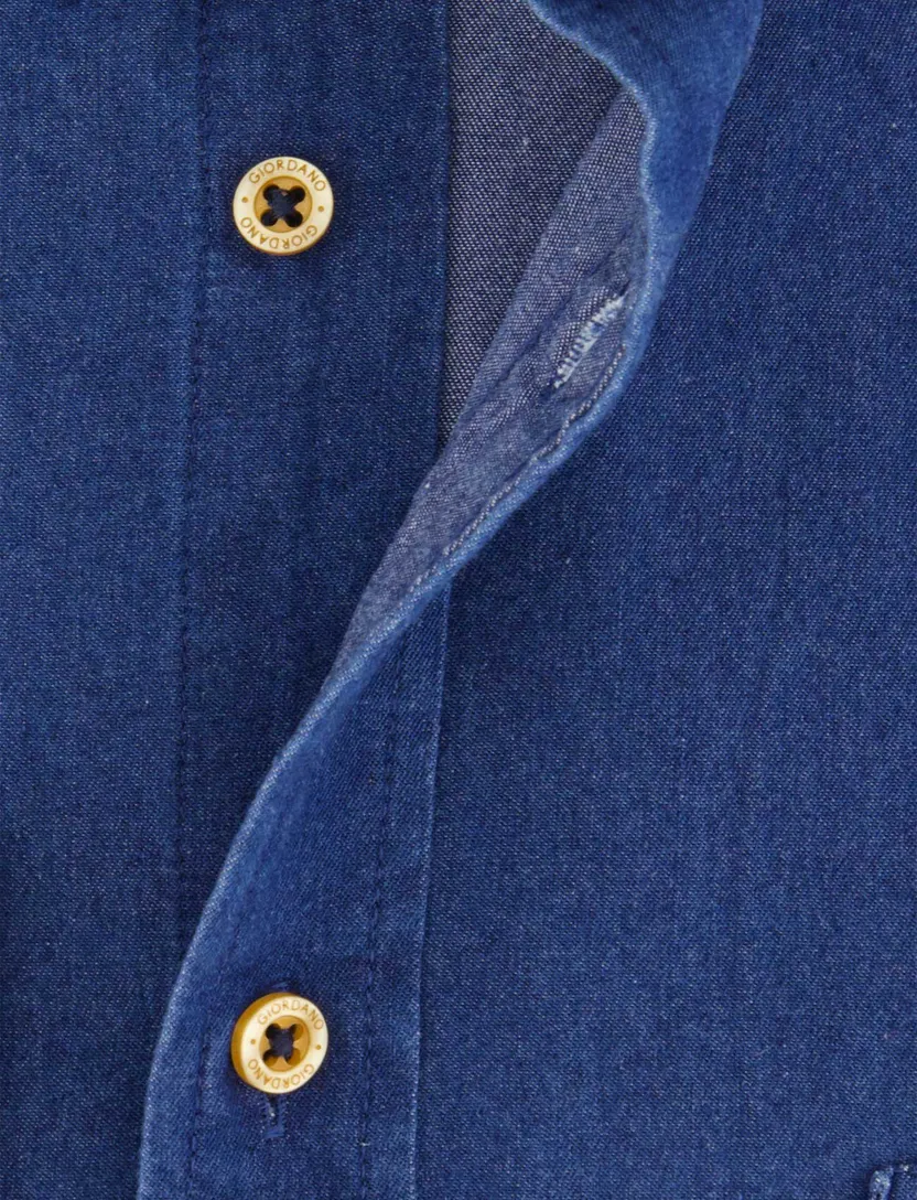 Overhemd Giordano donkerblauw