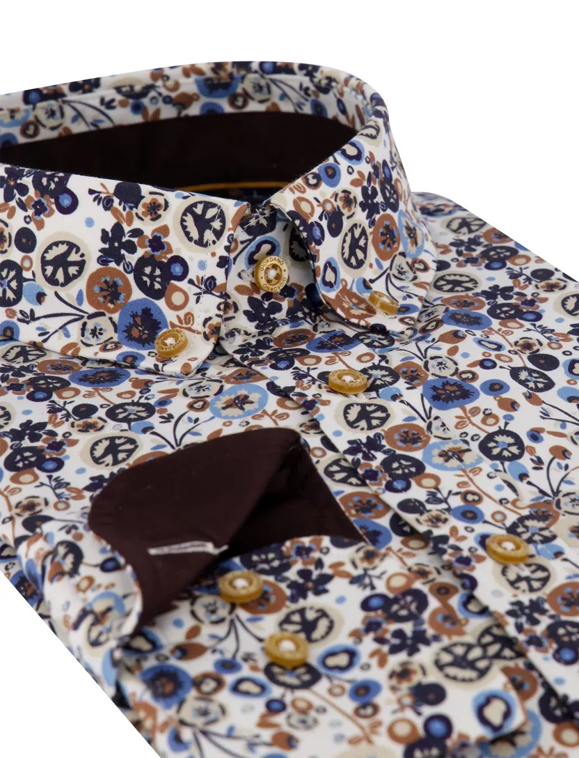 Overhemd Giordano bruin
