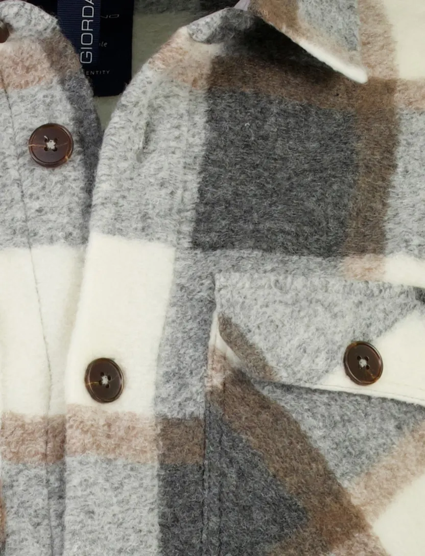 Overshirt Giordano grijs