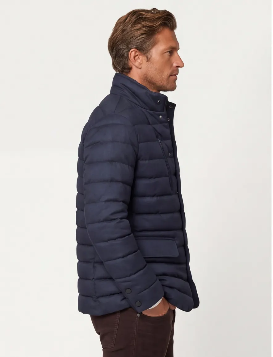 Jas Save the Duck donkerblauw