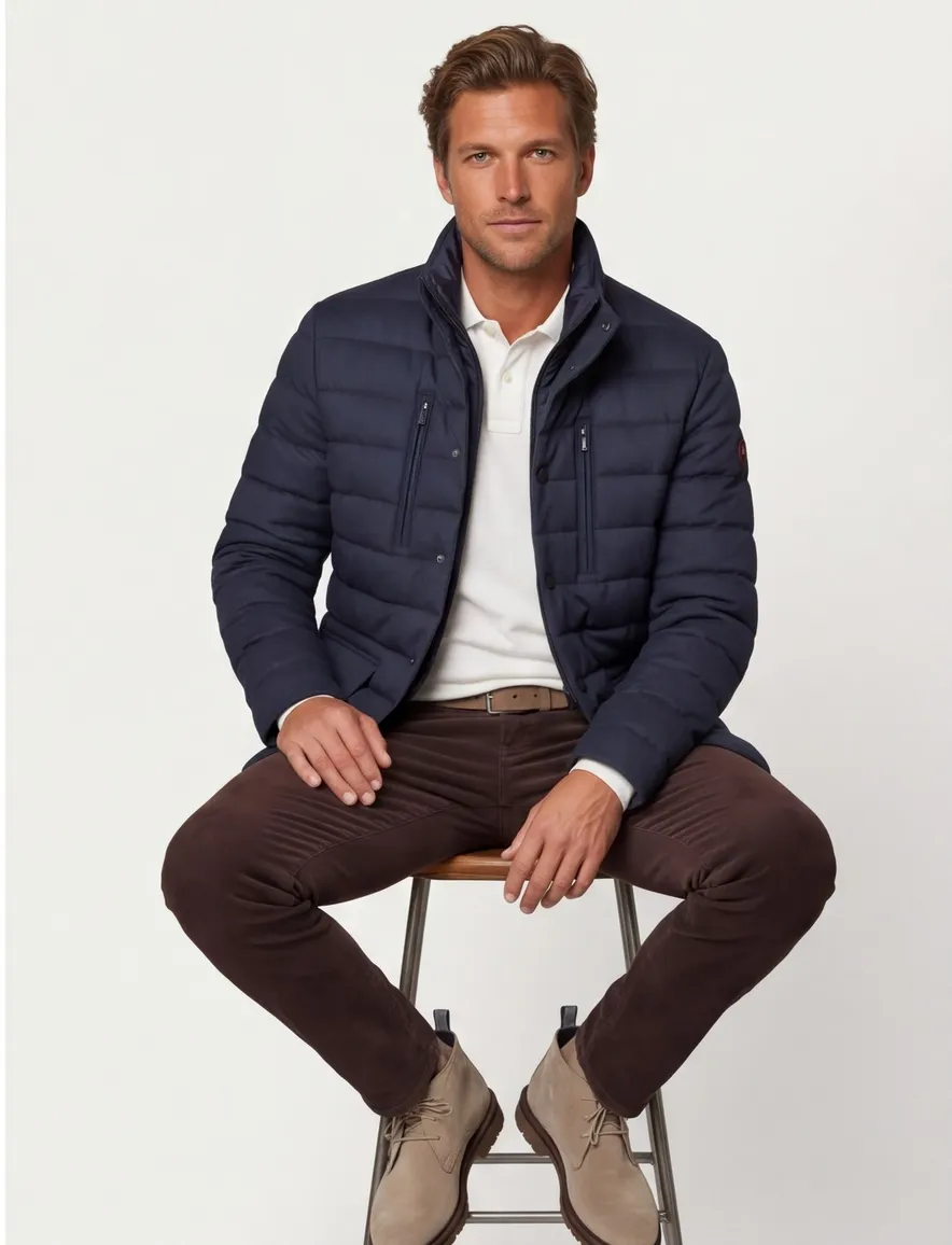 Jas Save the Duck donkerblauw